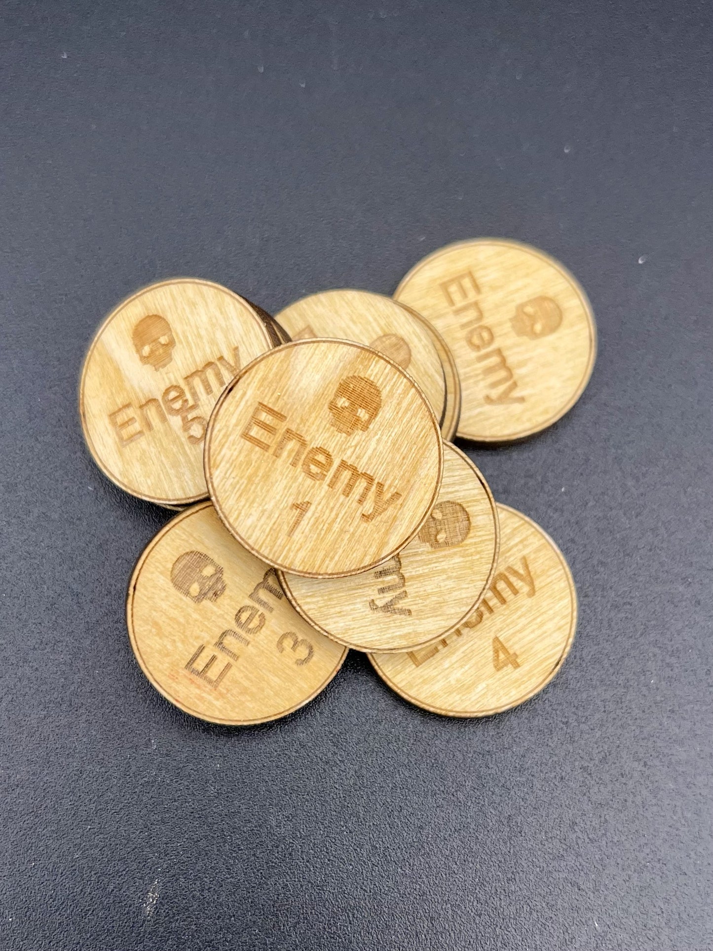 D&D Initiative Tracker Tokens - Enemy Markers Set