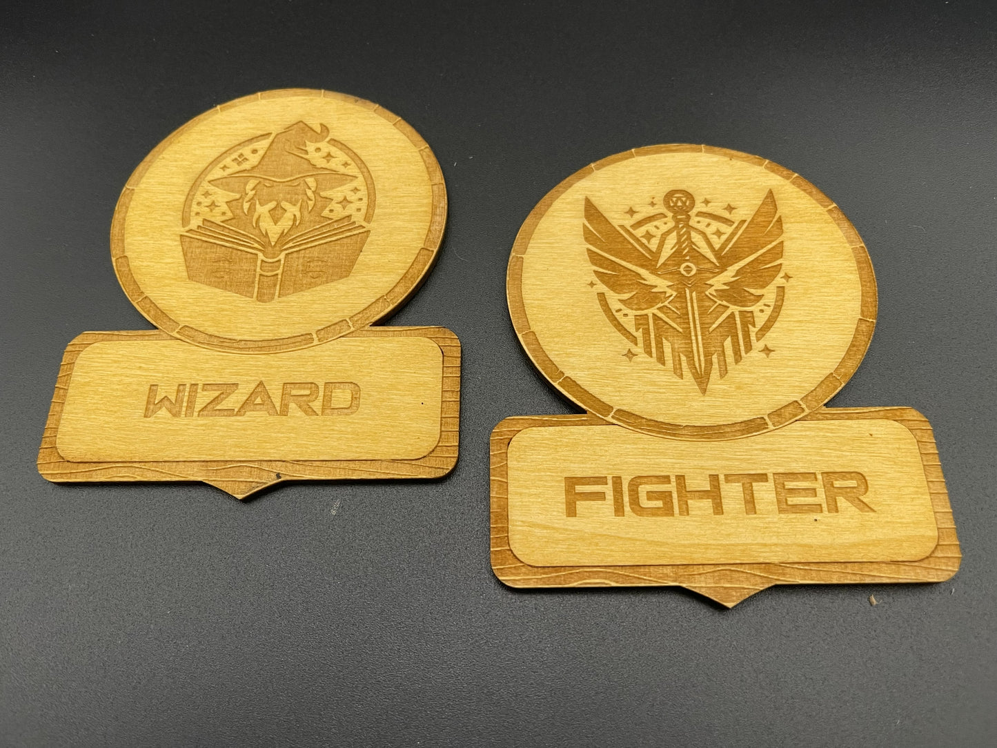 D&D Class Coaster Set - Complete Collection of 12 Classes
