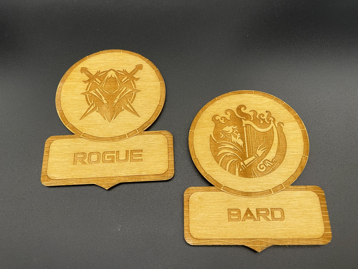 D&D Class Coaster Set - Complete Collection of 12 Classes