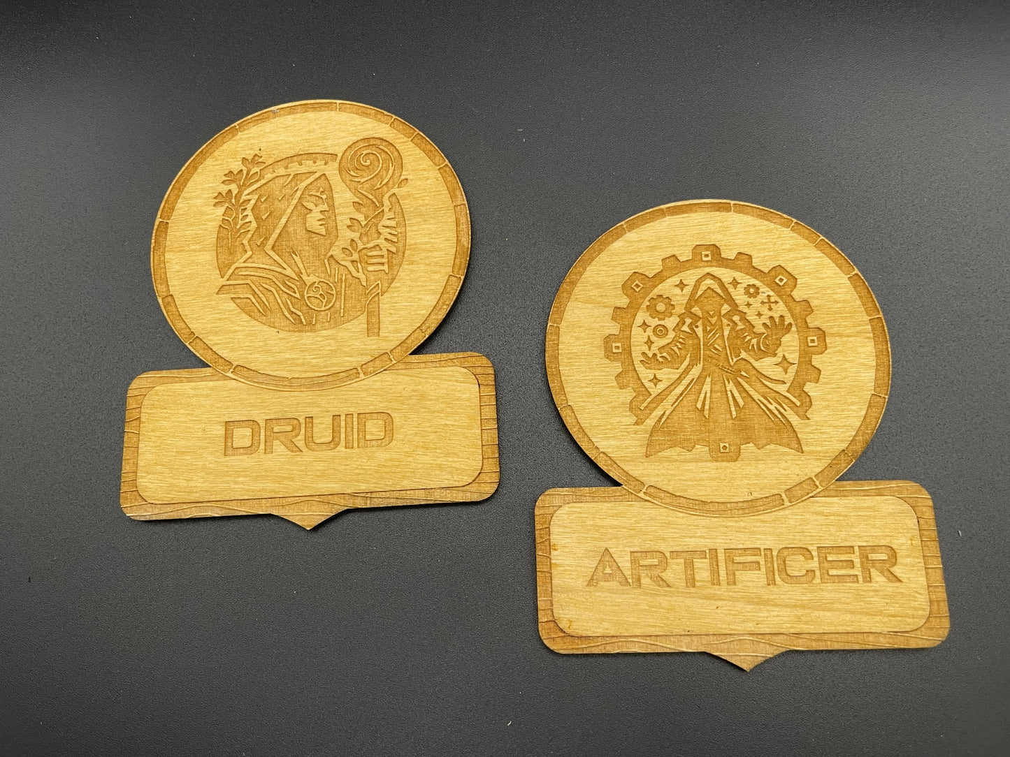 D&D Class Coaster Set - Complete Collection of 12 Classes