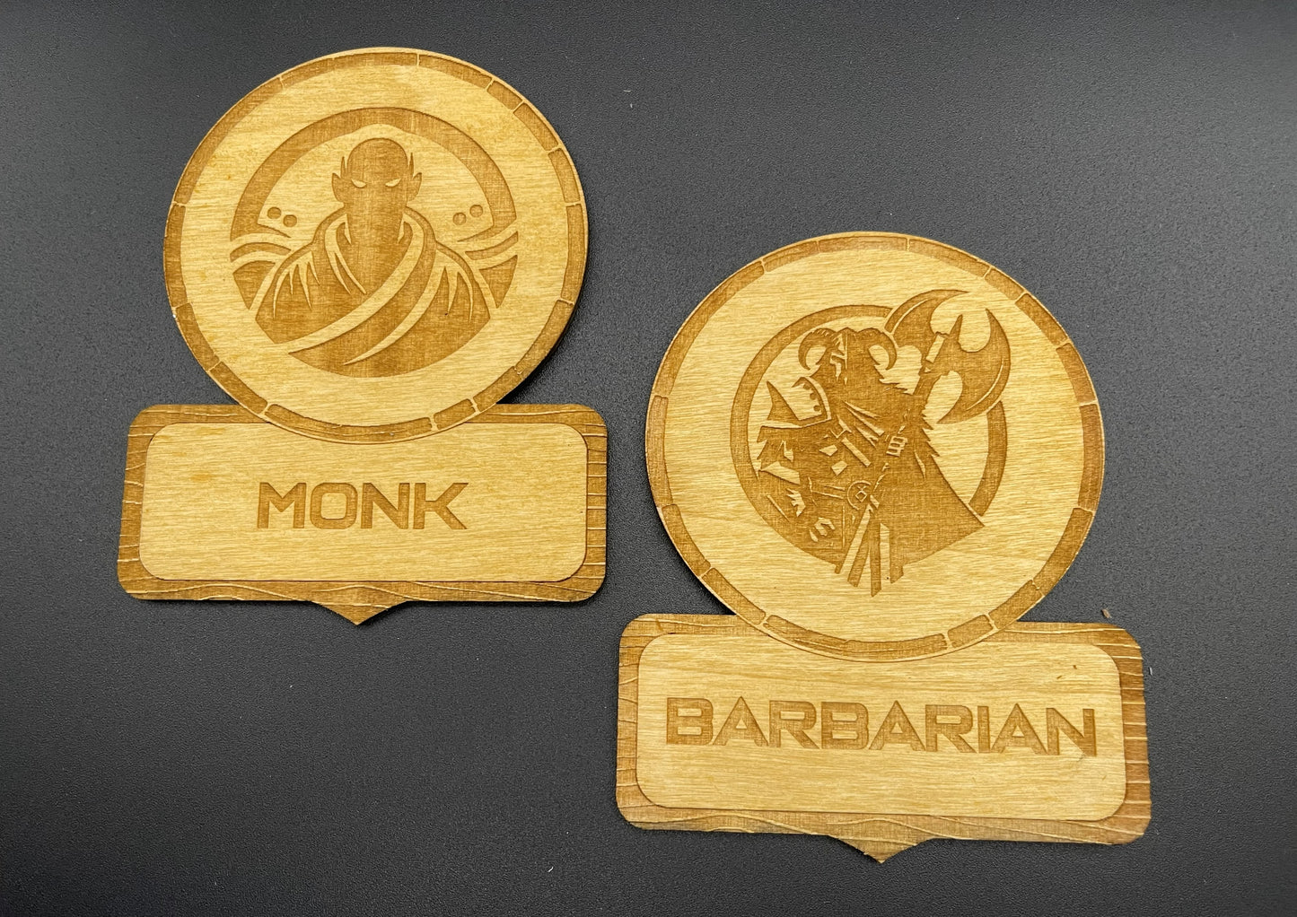 D&D Class Coaster Set - Complete Collection of 12 Classes
