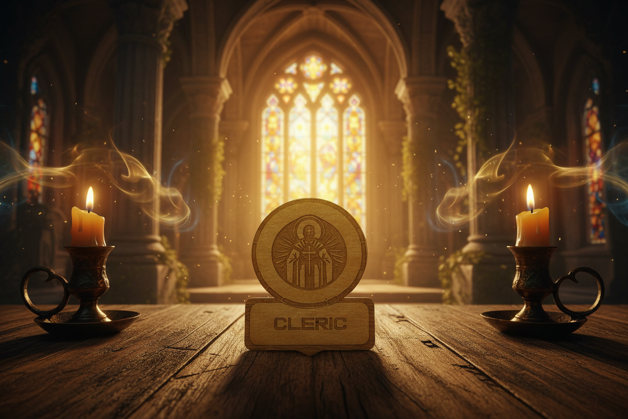 Cleric Token Fantasy Scene