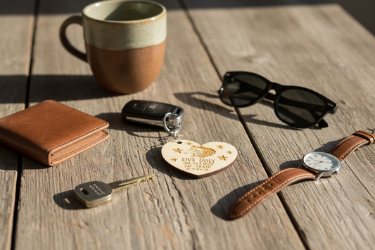 Live Ugly Possum Keychain