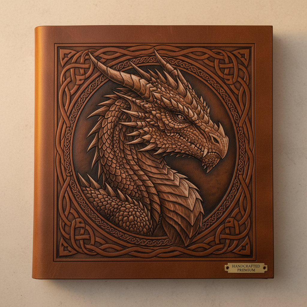 Premium Leather Journal - Photo Engraving